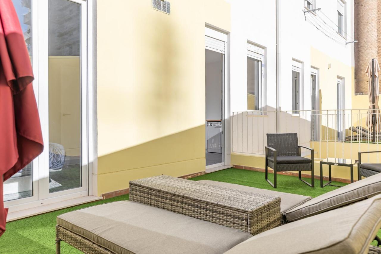 Marvellous Apt With A Large Private Terrace Valencia Exterior photo